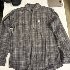 Carhartt Gray Plaid Shirt